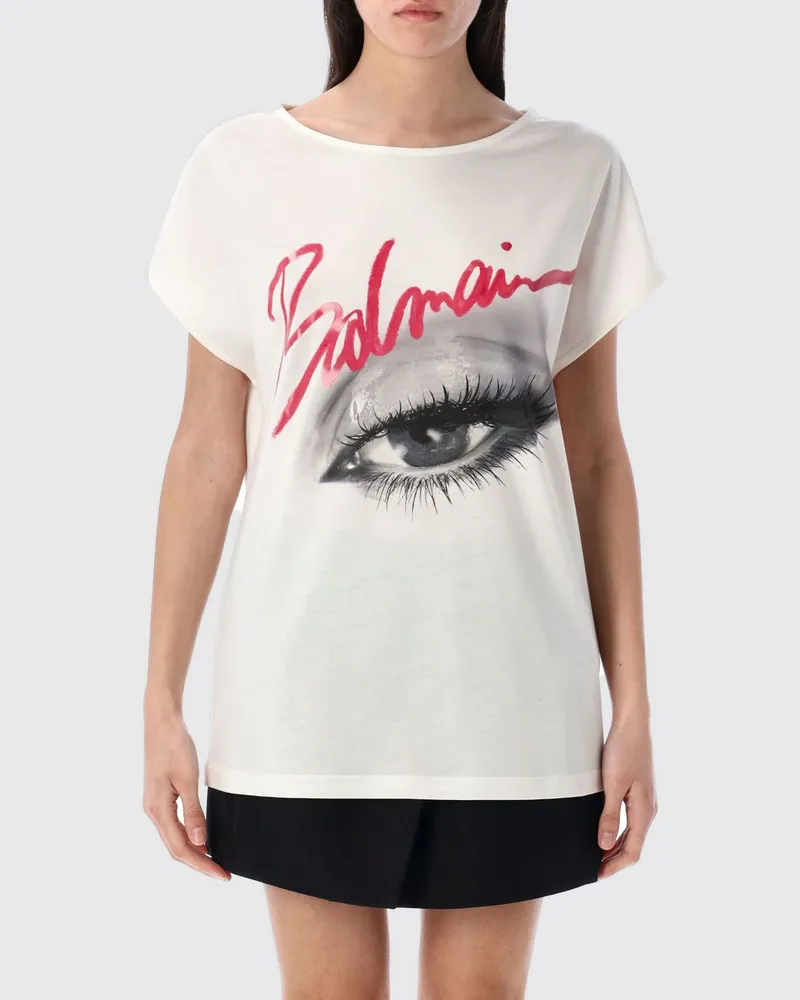 Balmain T-shirt damen Weiß