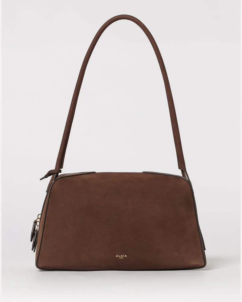 Alaïa Schultertasche damen Braun