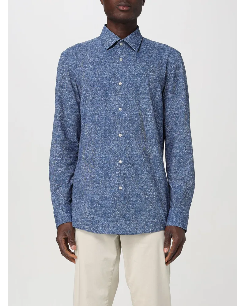 HUGO BOSS Hemd herren Blau