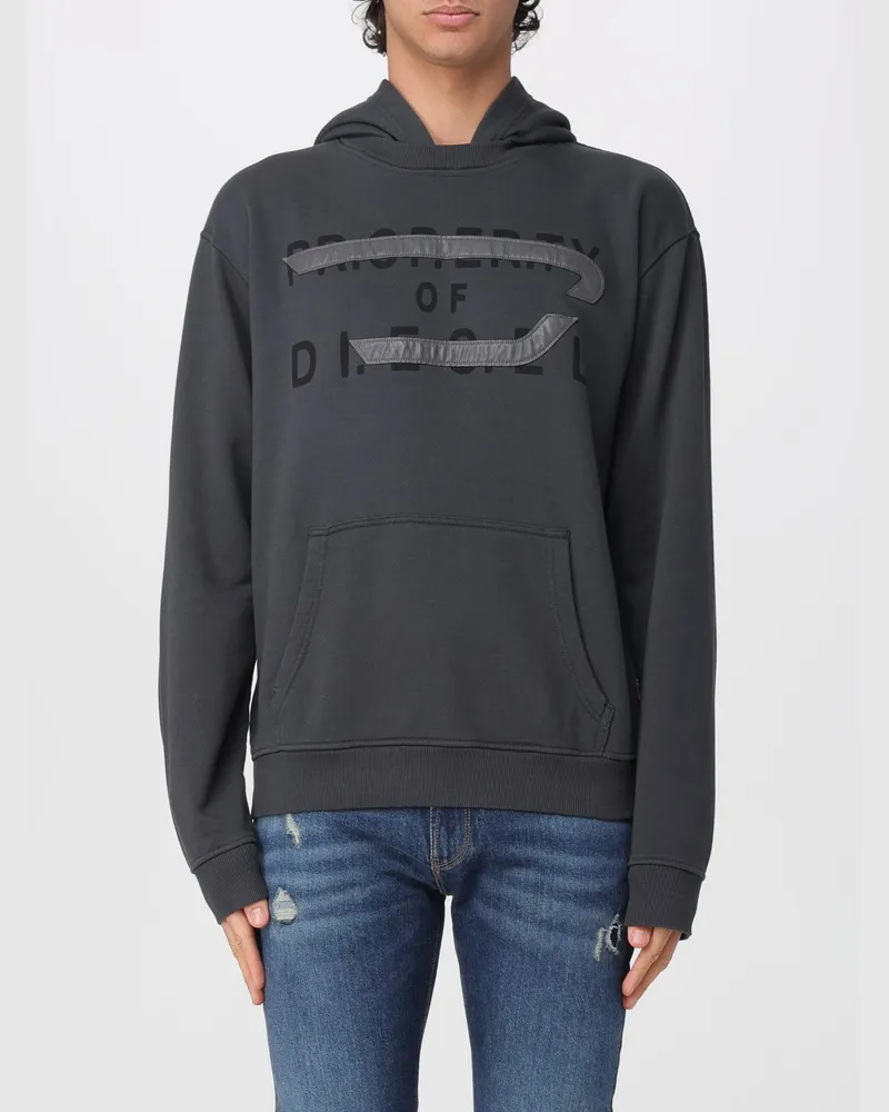 Diesel Sweatshirt herren Charcoal