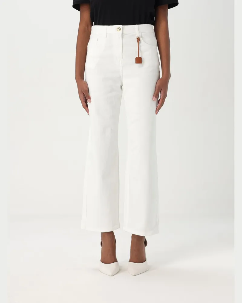 Elisabetta Franchi Jeans damen Ivory