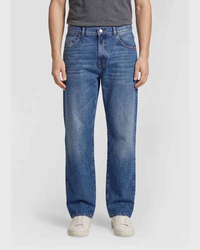 Amish James Denim Jeans Blau