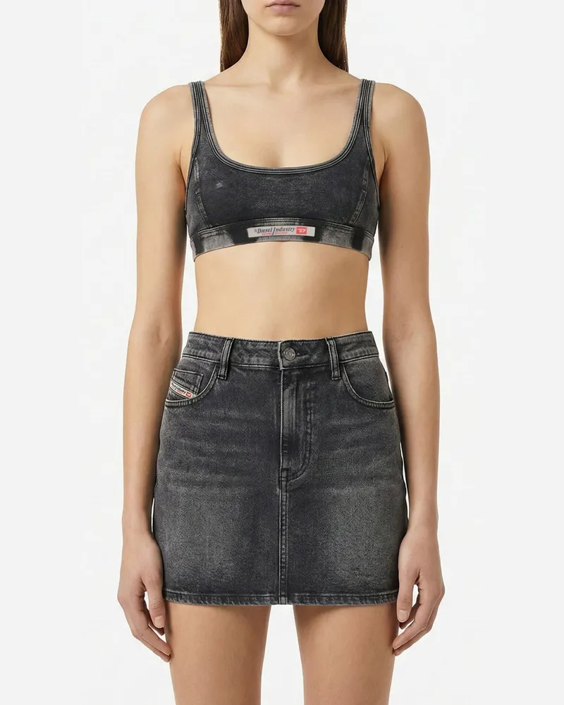 Diesel Top damen Schwarz