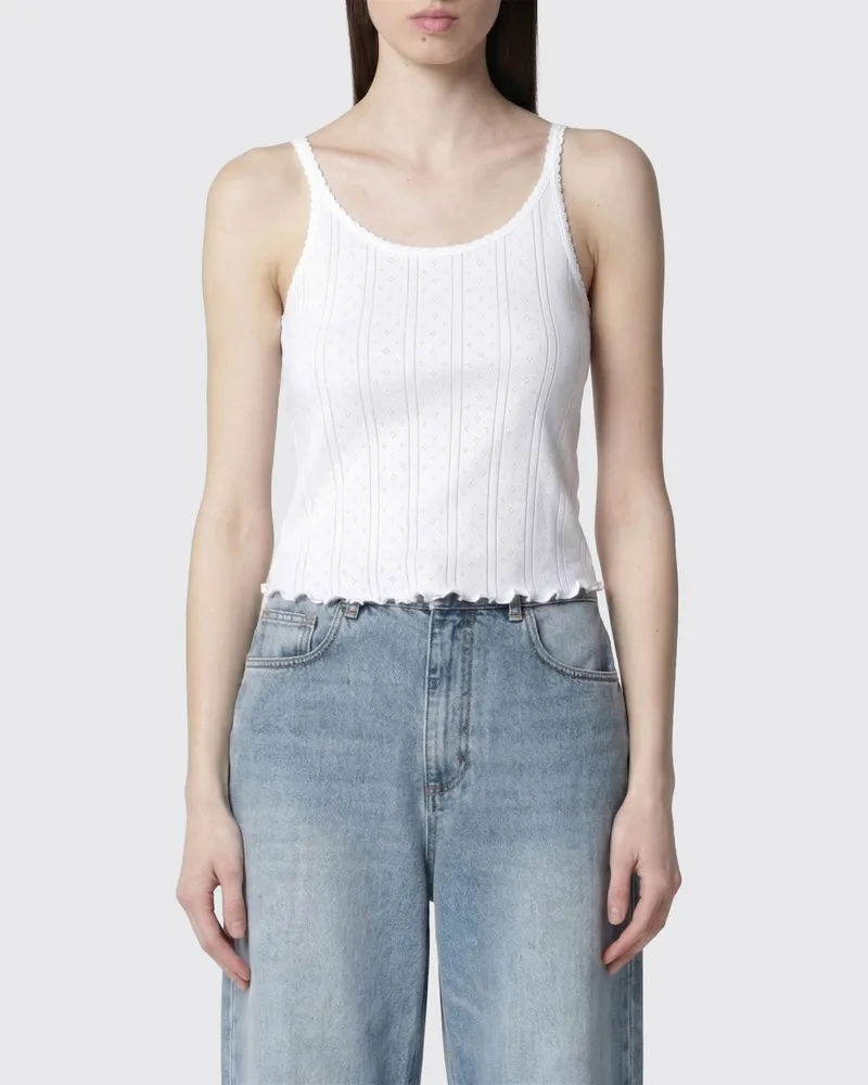 Róhe Top damen Weiß