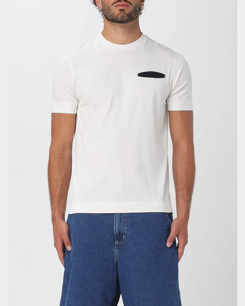 Emporio Armani T-shirt herren Weiß