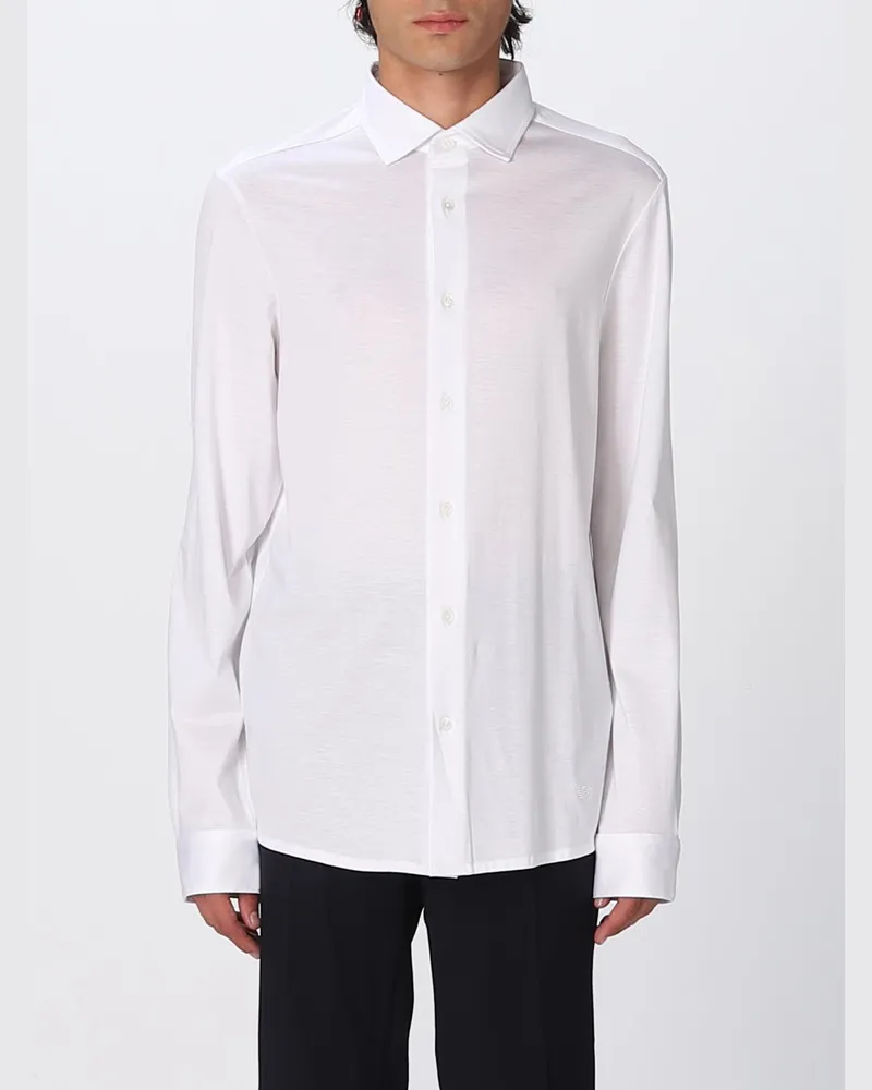 Emporio Armani Herren Hemd Weiß