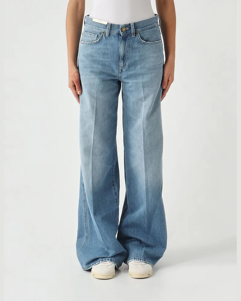 PT TORINO Flared Jeans aus Baumwolldenim Denim