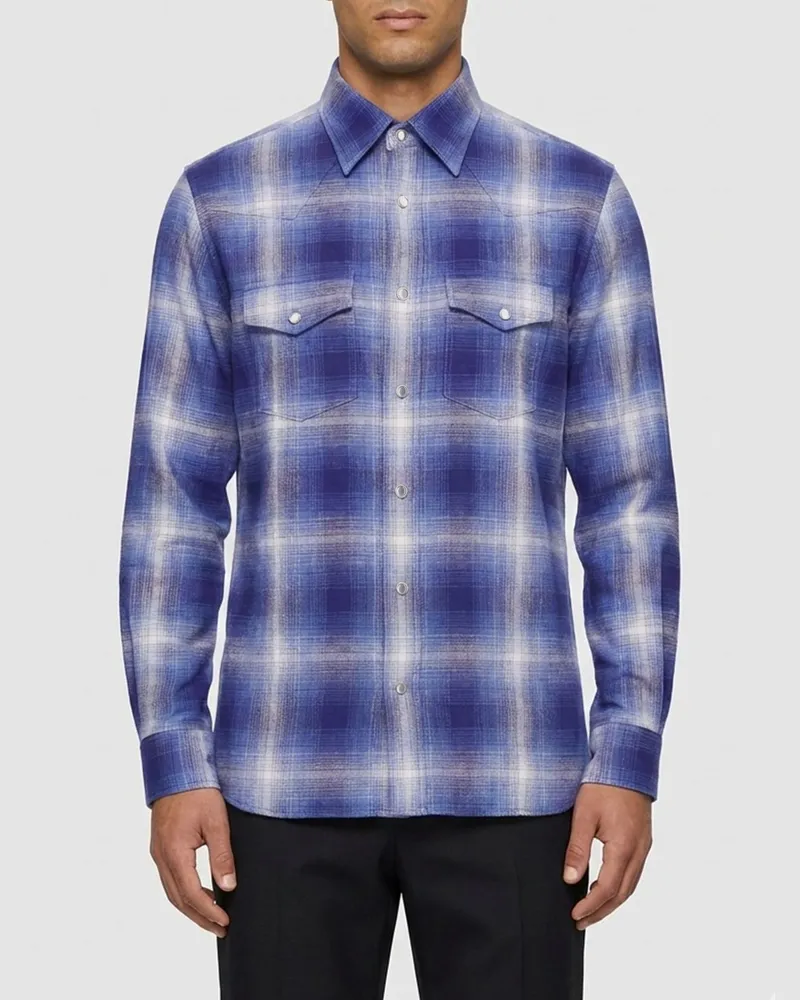 Tom Ford Hemd herren Blau