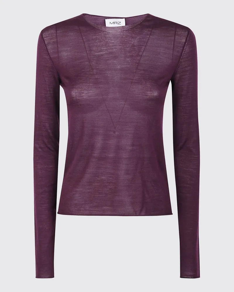 MRZ Pullover damen Burgunderrot