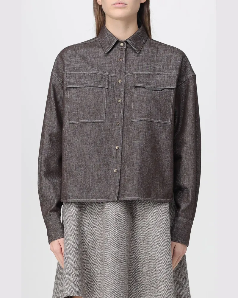 Brunello Cucinelli Top damen Braun