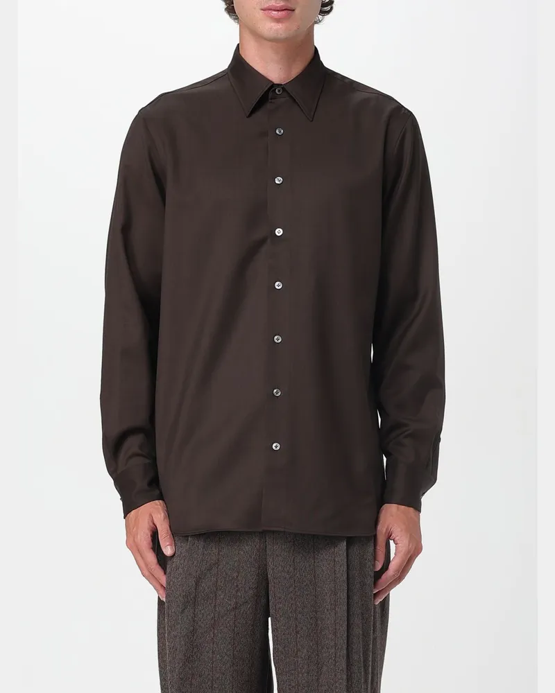 LARDINI Hemd herren Braun