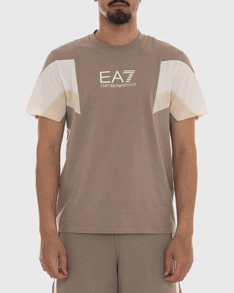 EA7 T-shirt herren Beige