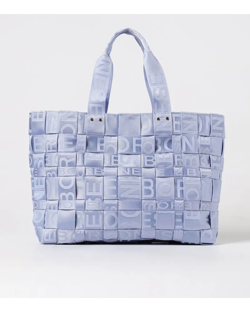 Borbonese Schultertasche Hellblau