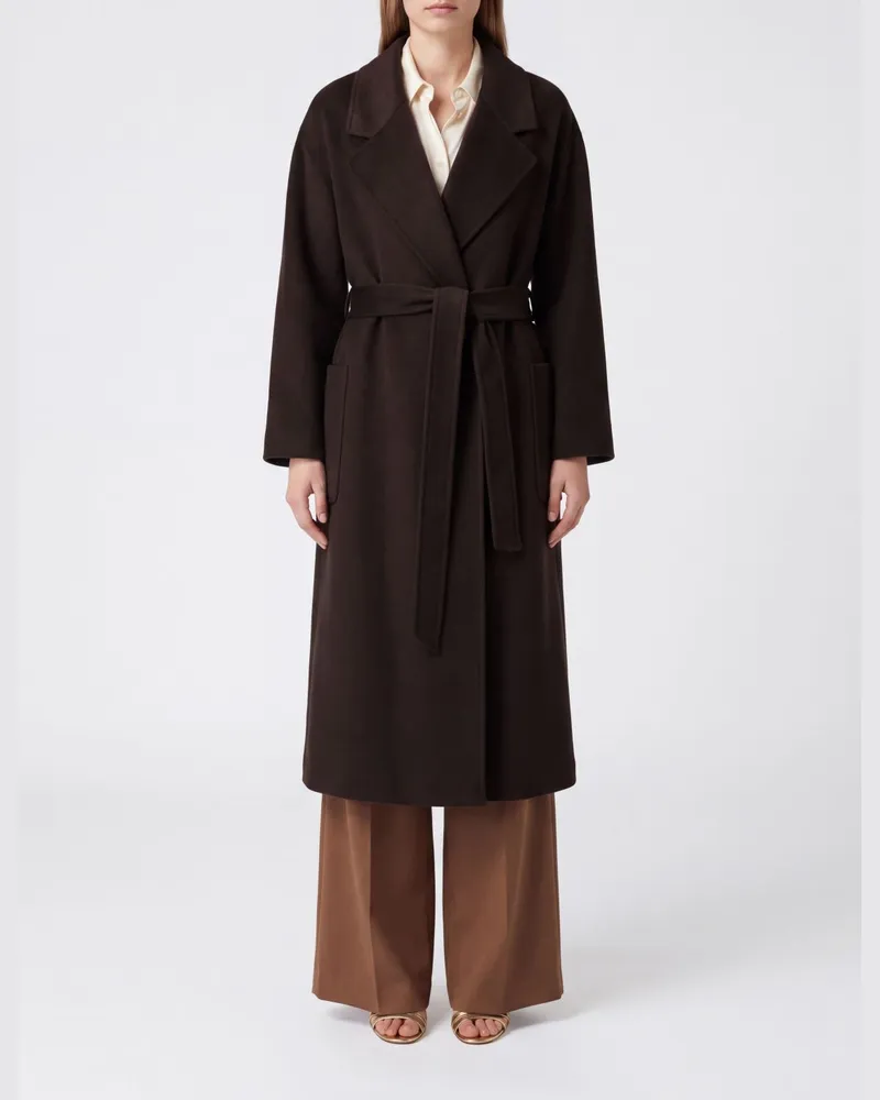 Elisabetta Franchi Mantel damen Braun