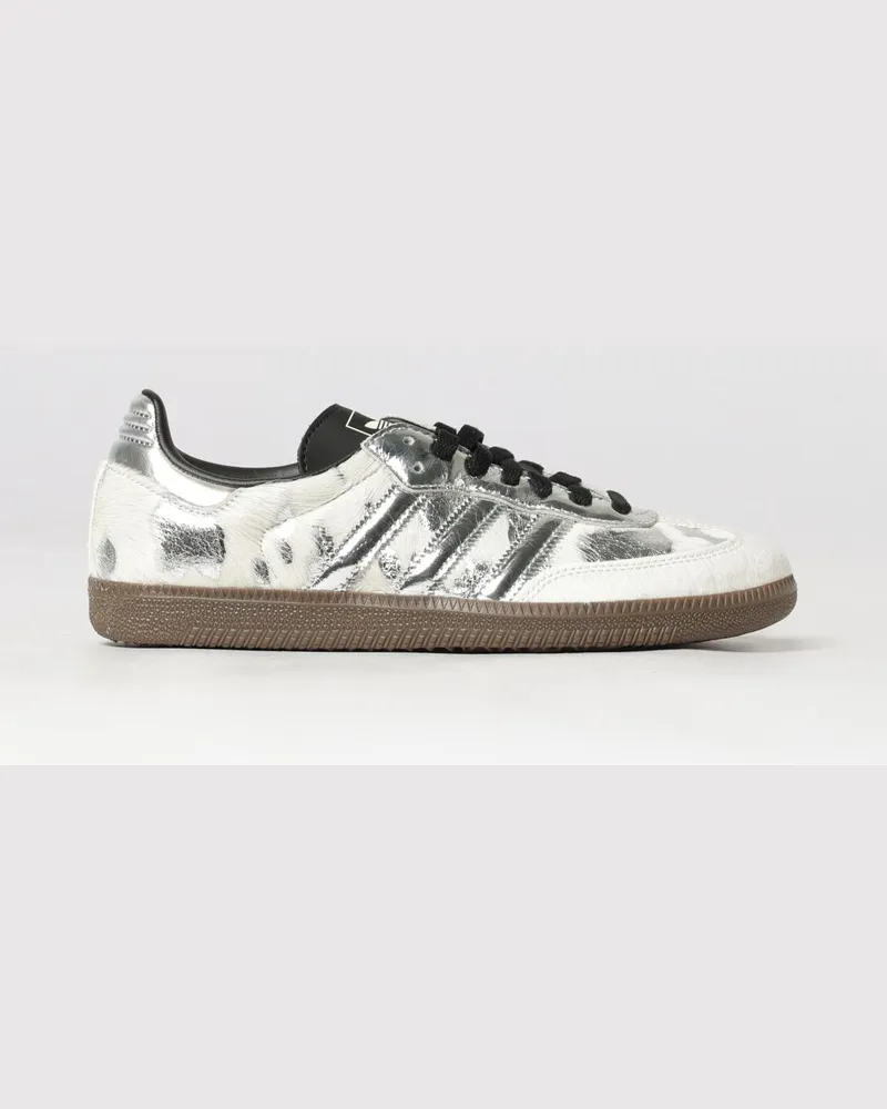 adidas Samba OG Leder-Sneaker mit Animal-Print und 3-Streifen Beige