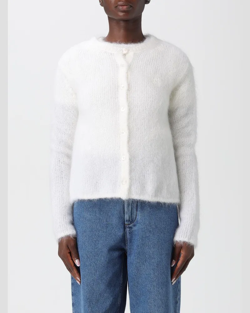 Loewe Strickjacke damen Weiß