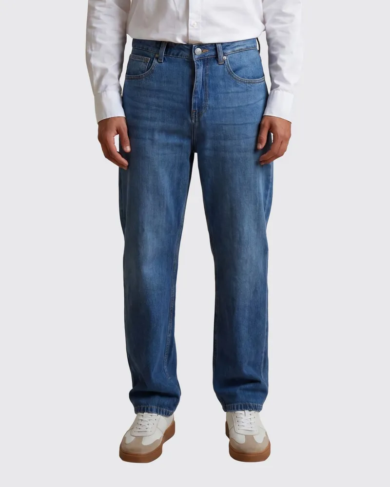La Martina Regular Fit Straight Leg Jeans von aus Baumwolldenim Indigo