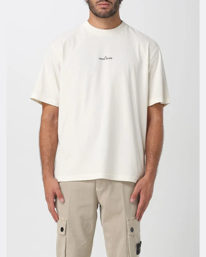 Stone Island Polo herren Ivory