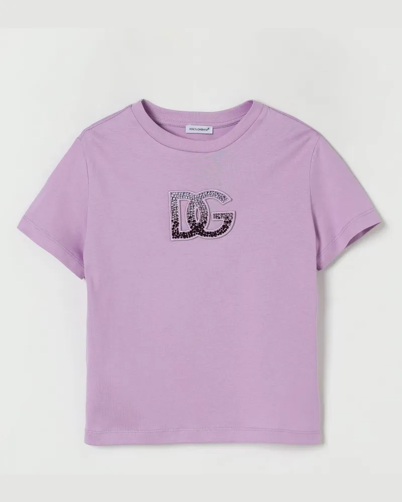 Dolce & Gabbana T-shirt kinder Dolce & Gabbana Lila