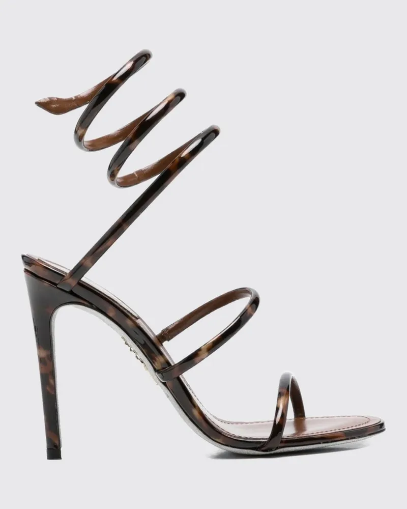 René Caovilla Sandalen mit absatz damen Braun
