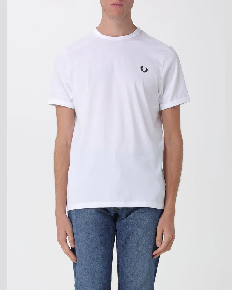 Fred Perry Herren T-Shirt Weiß