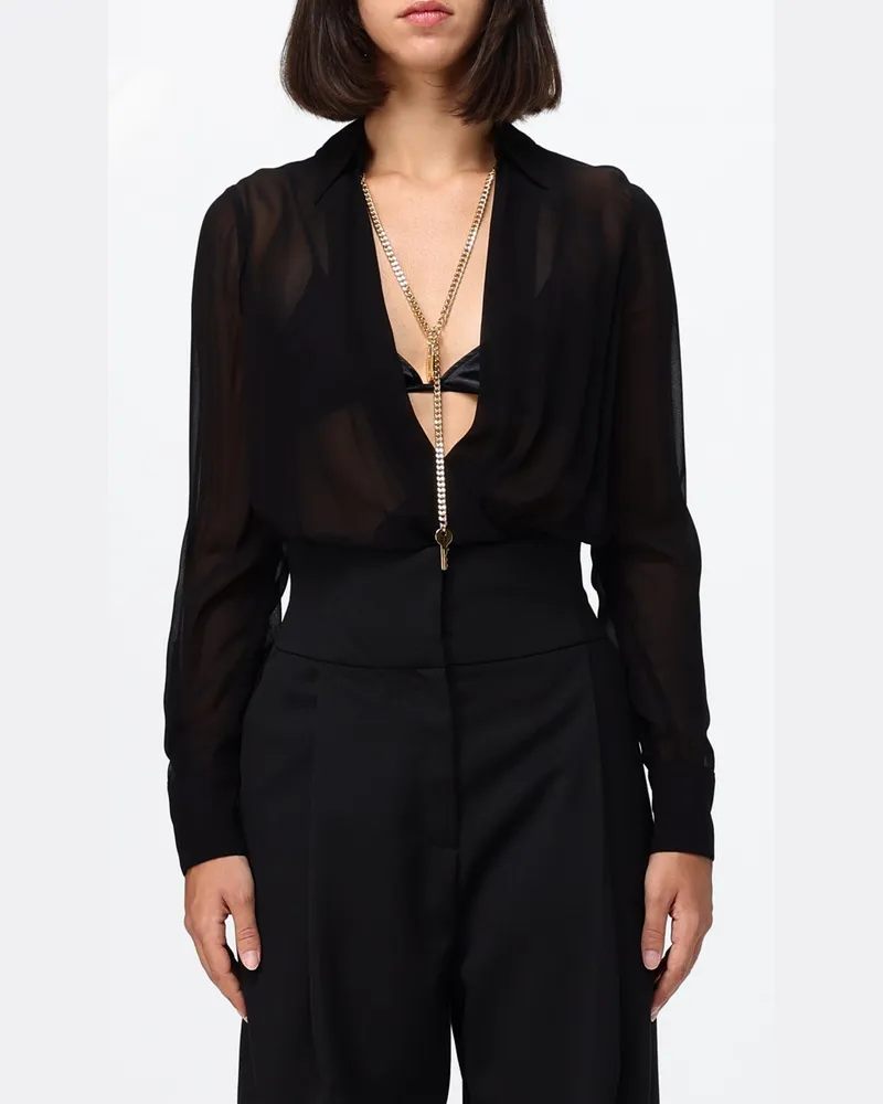 Elisabetta Franchi Hemdbluse damen Schwarz