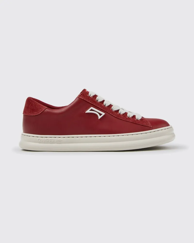 Camper Runner-Sneaker aus Glattleder mit XL Extralight®-Sohle Burgunderrot