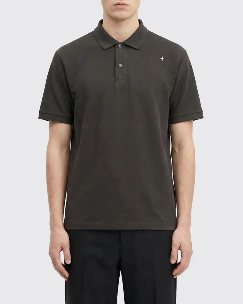 Stone Island Polo herren Charcoal