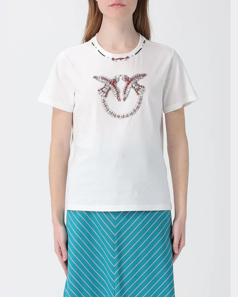 Pinko T-shirt damen Weiß
