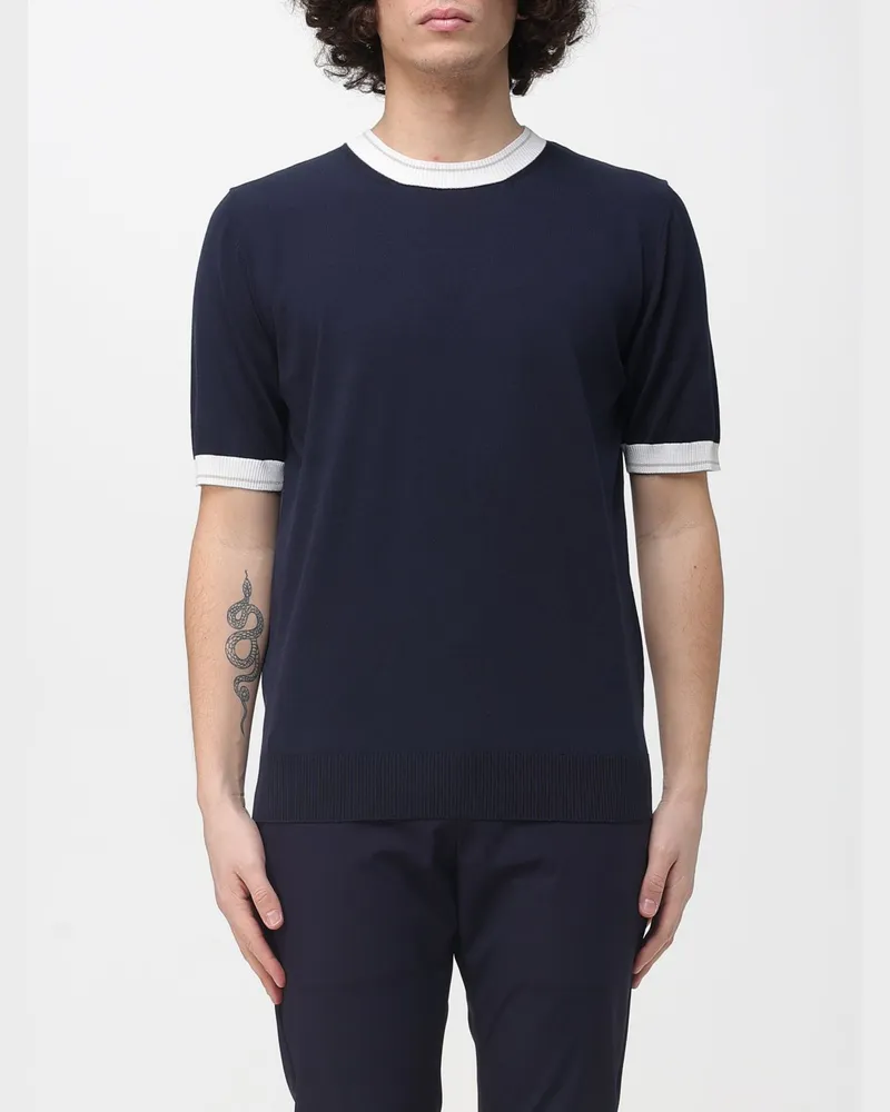 Eleventy T-shirt herren Blau