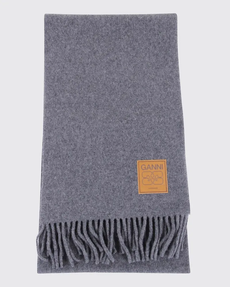 Ganni Schal damen Grau