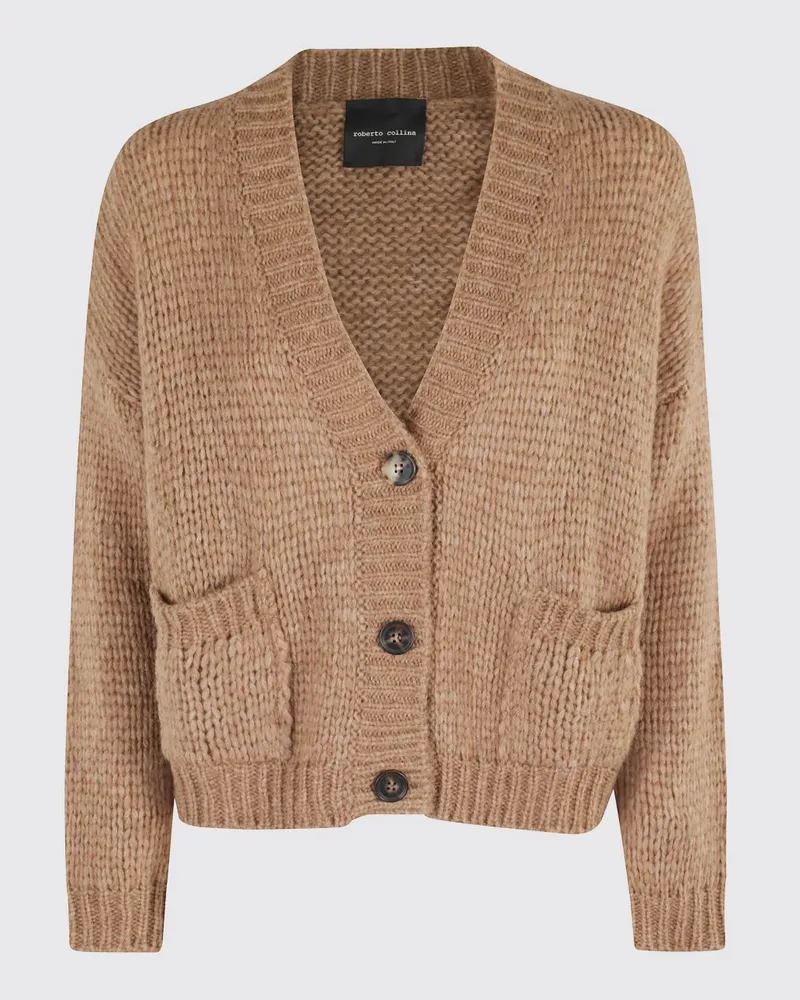 Roberto Collina Pullover damen Camel