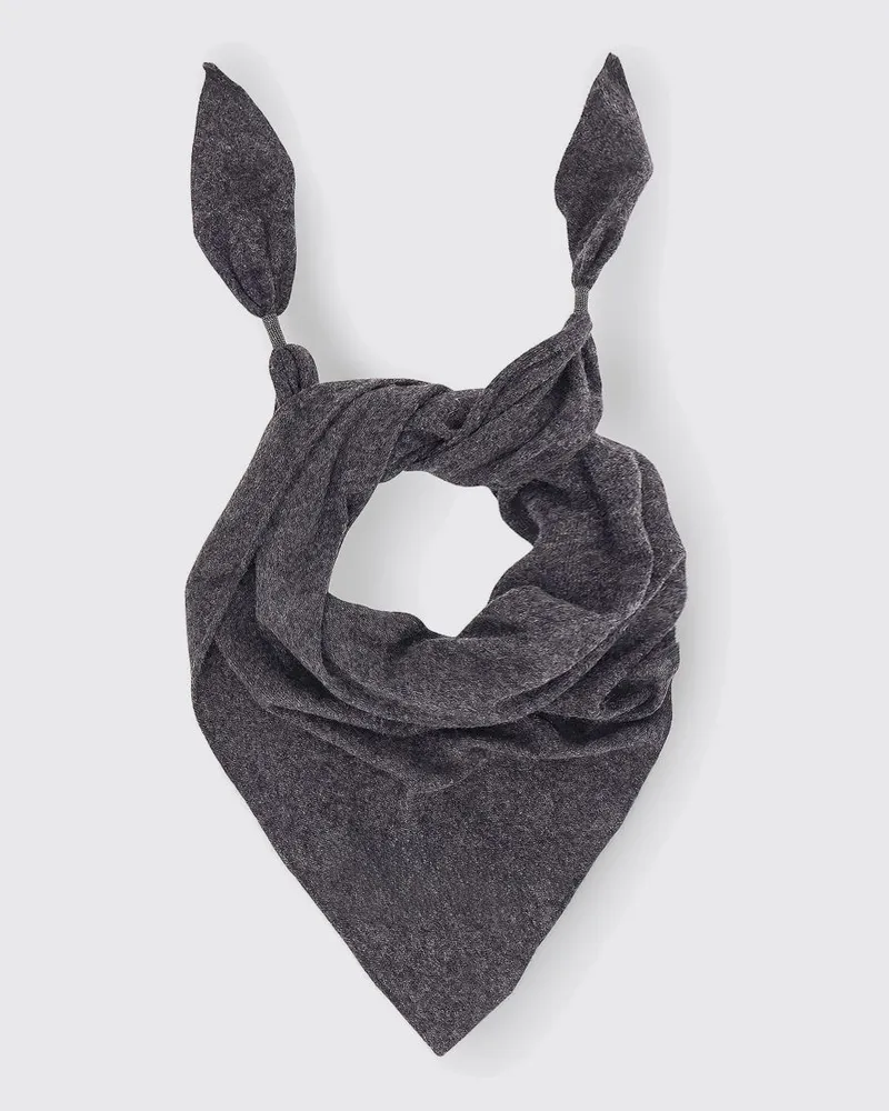 Brunello Cucinelli Schal damen Grau