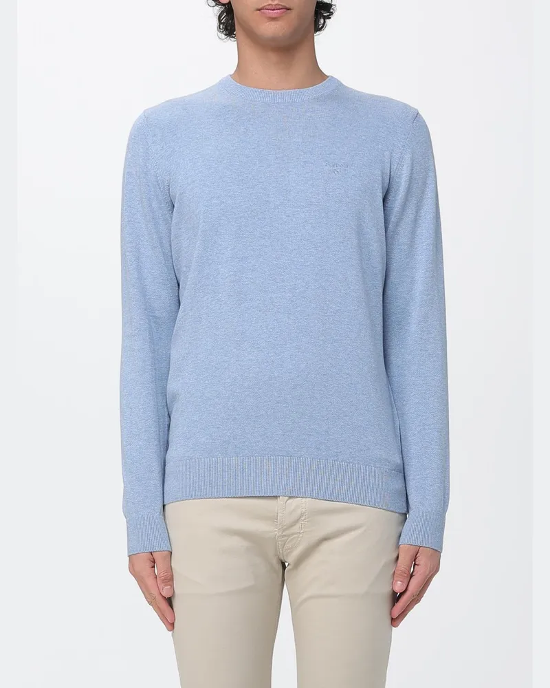 Barbour Baumwollstrick Blau