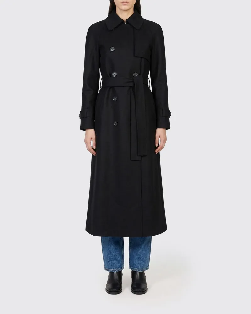 Harris Wharf London Mantel damen Schwarz