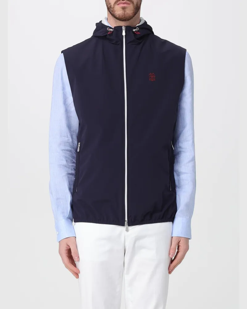 Brunello Cucinelli Jacke herren Blau