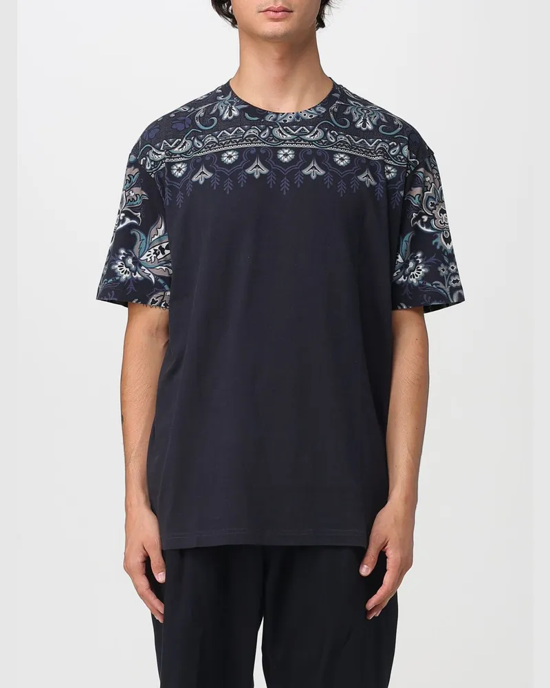 Etro T-shirt herren Blau