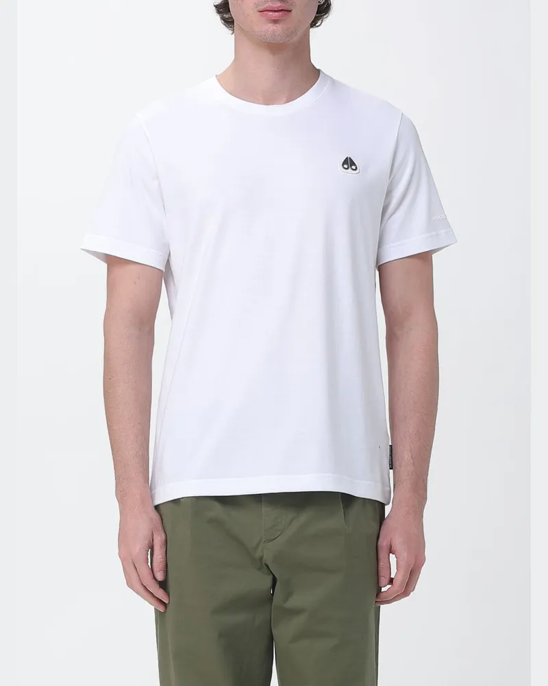 Moose Knuckles T-shirt herren Weiß