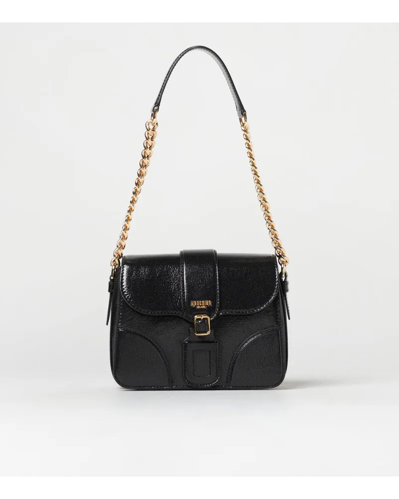 Moschino Schultertasche Schwarz