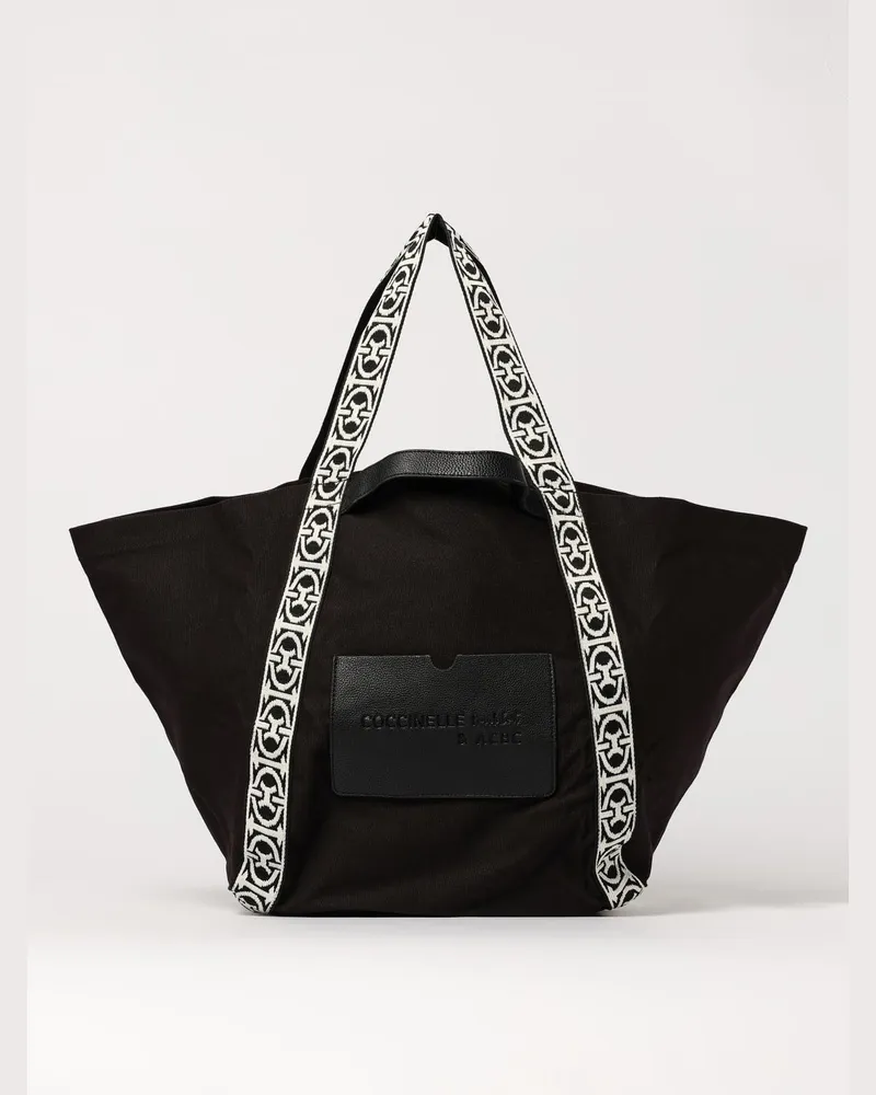 Coccinelle Schultertasche damen Schwarz
