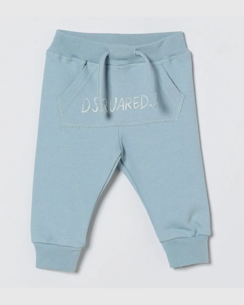 Dsquared2 Baumwoll-Jogginghose Blau