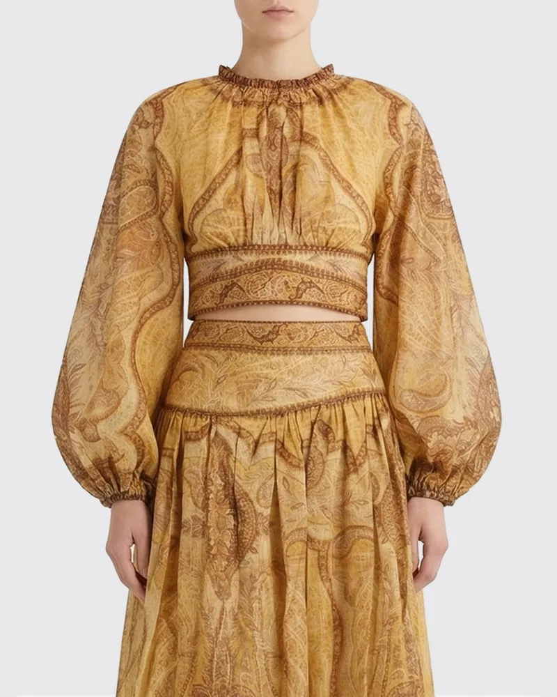 Zimmermann Top damen Beige