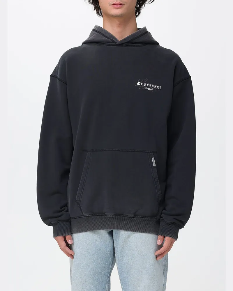 REPRESENT Sweatshirt herren Schwarz