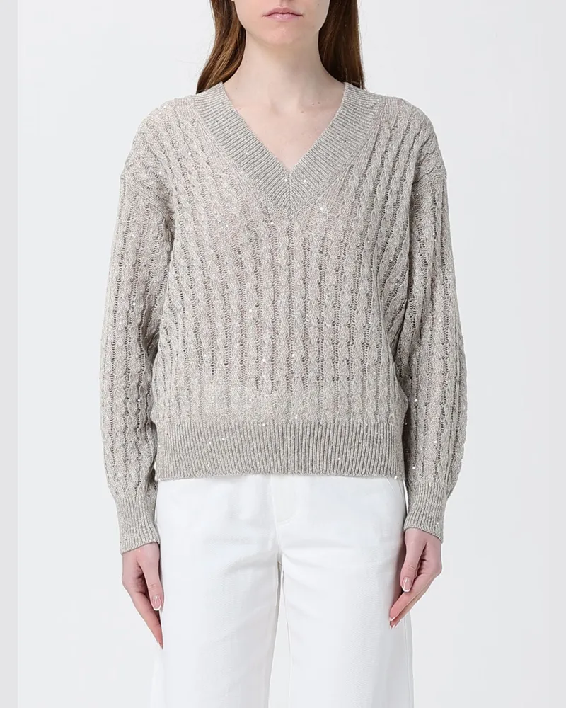Brunello Cucinelli Pullover damen Beige