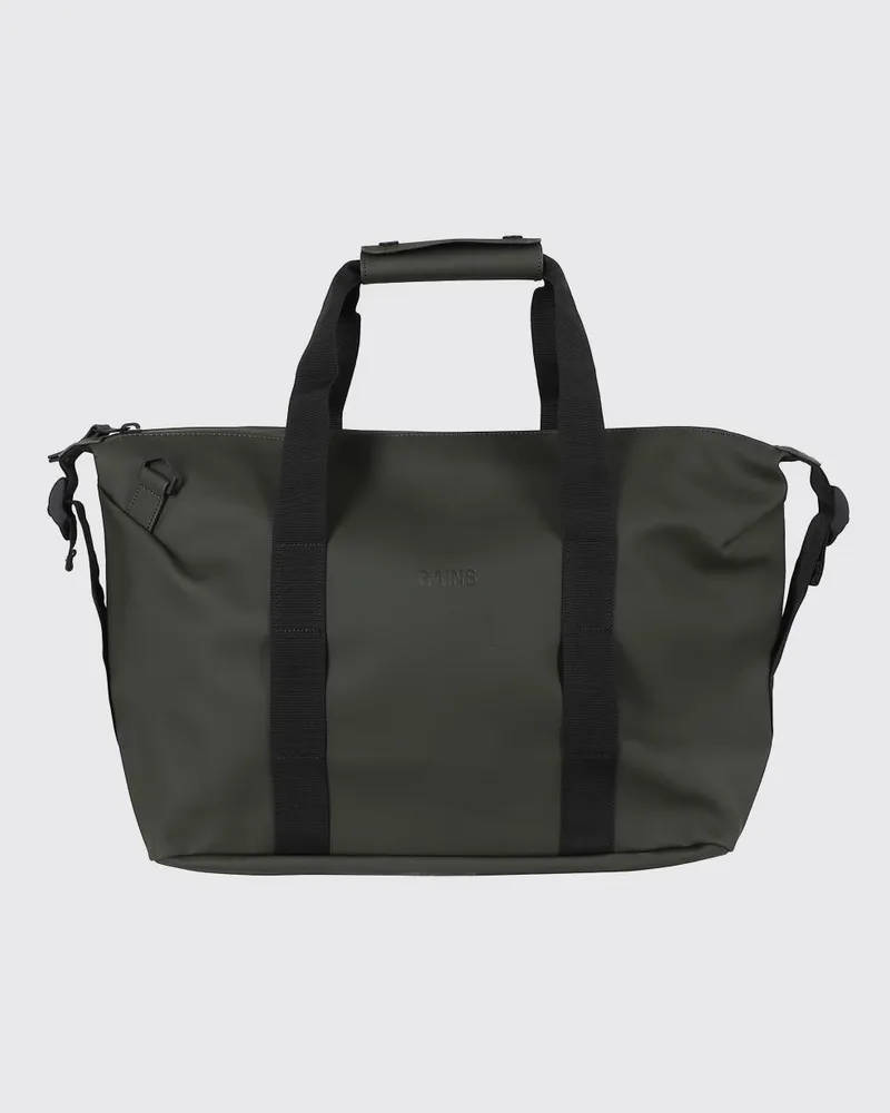 RAINS Kleine wasserdichte Hilo Weekend Reisetasche mit verstellbarem Schultergurt Grün