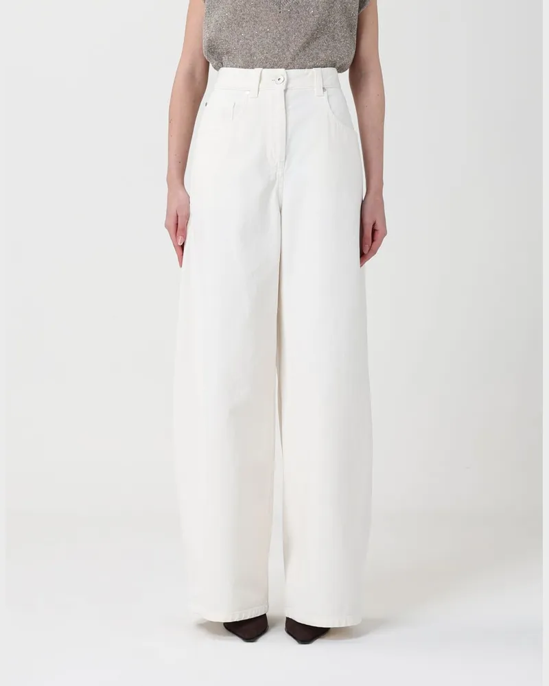 Brunello Cucinelli Hose damen Weiß