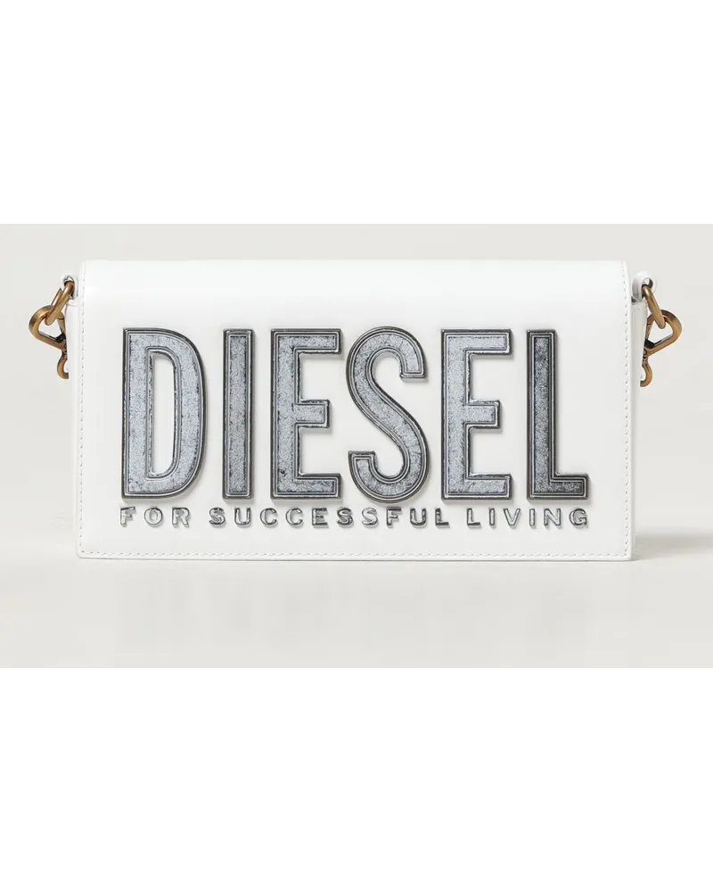 Diesel Schultertasche damen Weiß