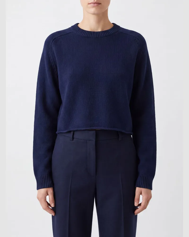 Lisa Yang Pullover damen Navy