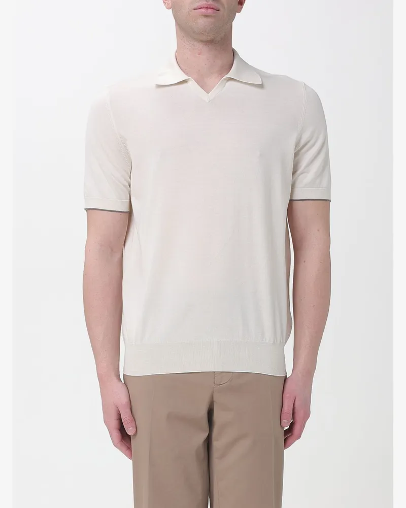 Brunello Cucinelli Polo herren Weiß