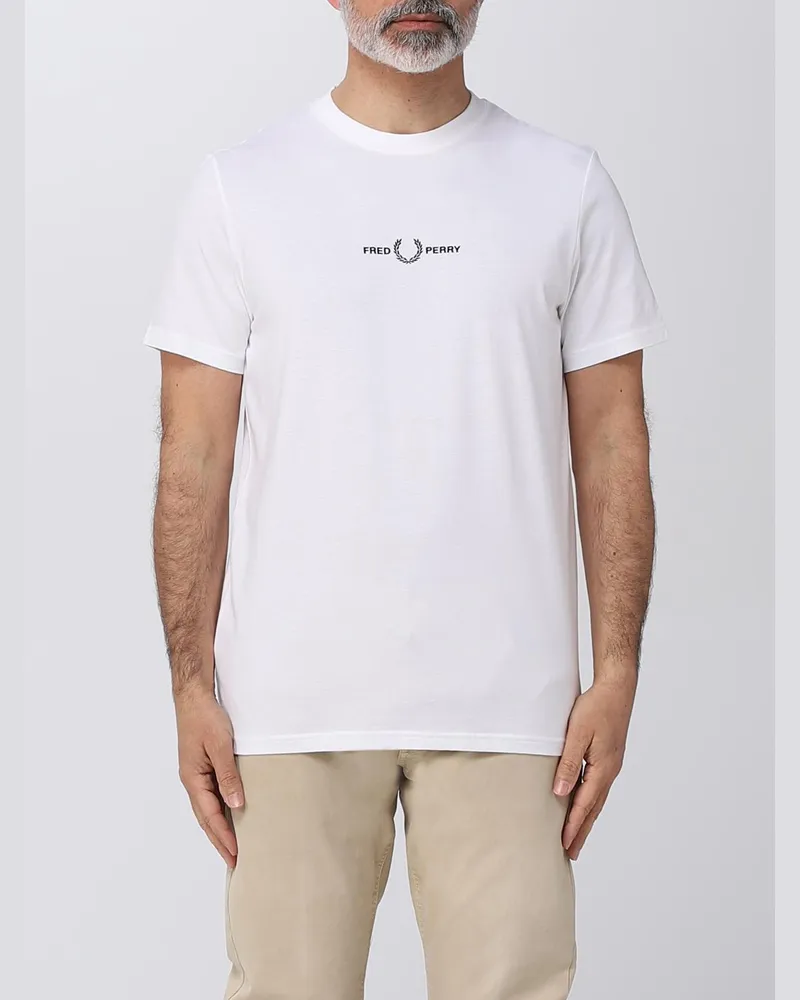 Fred Perry T-shirt herren Weiß